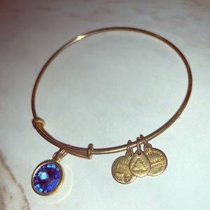 Blue sapphire Alex and Ani bangle